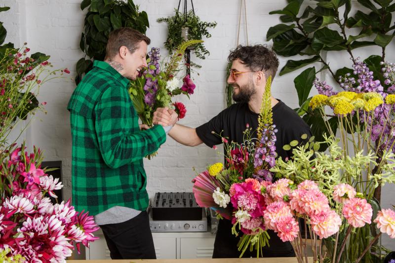 Limited edition floral bouquets for men